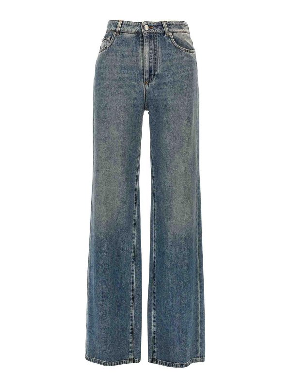DOLCE & GABBANA: Bootcut - Bootcut Jeans - Hellblau