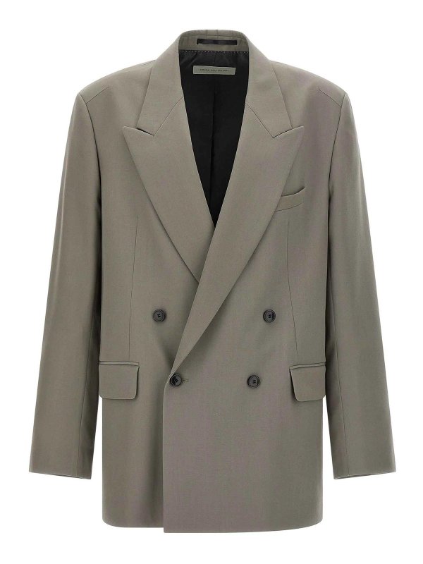 DRIES VAN NOTEN: Blazer - Blazer - Grau