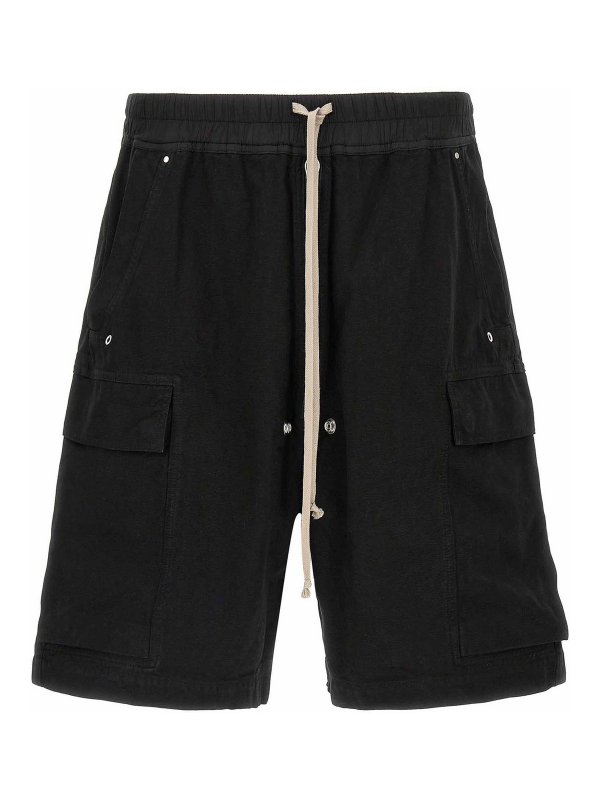 DRKSHDW: トラウザーショーツ - ショートパンツ - 黒