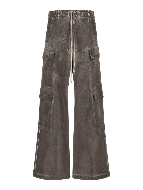 DRKSHDW: ブーツカットジーンズ - ブーツカットジーンズ - グレー