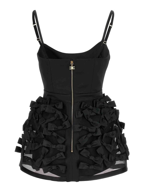 ELISABETTA FRANCHI: ニーレングスドレス online - 膝丈ドレス - 黒