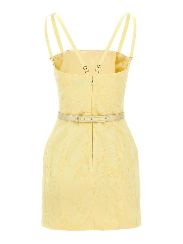 ELISABETTA FRANCHI: ニーレングスドレス online - 膝丈ドレス - イエロー