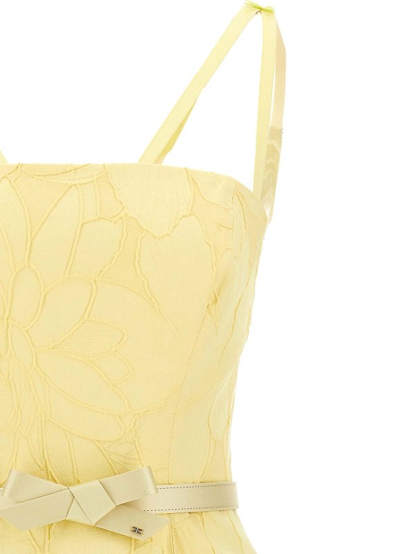 The Best Shops ELISABETTA FRANCHI: ニーレングスドレス - 膝丈ドレス - イエロー