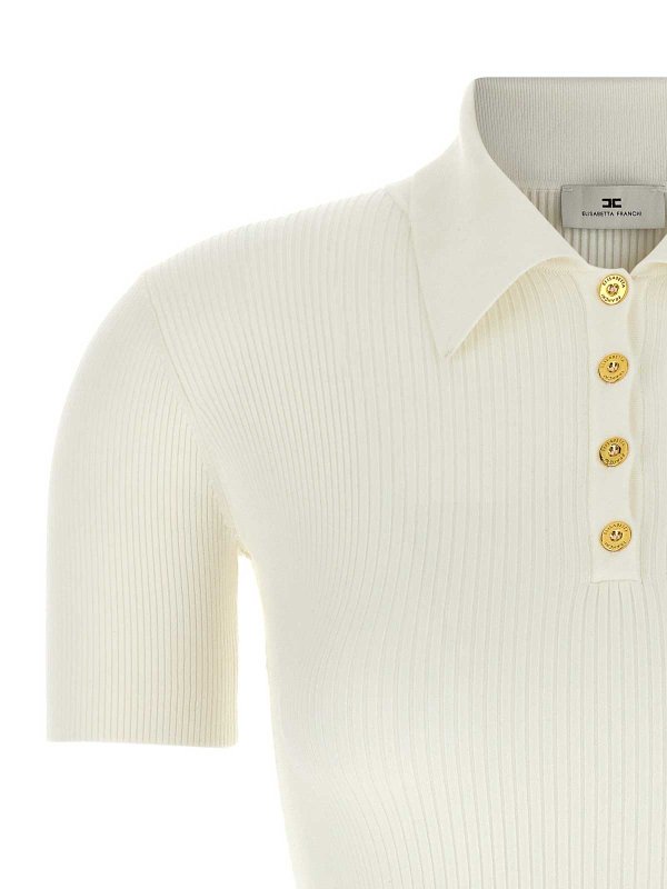 The Best Shops ELISABETTA FRANCHI: ポロシャツ - ポロシャツ - 白