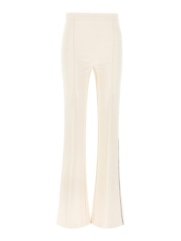 ELISABETTA FRANCHI: カジュアルトラウザー - カジュアルパンツ - ベージュ