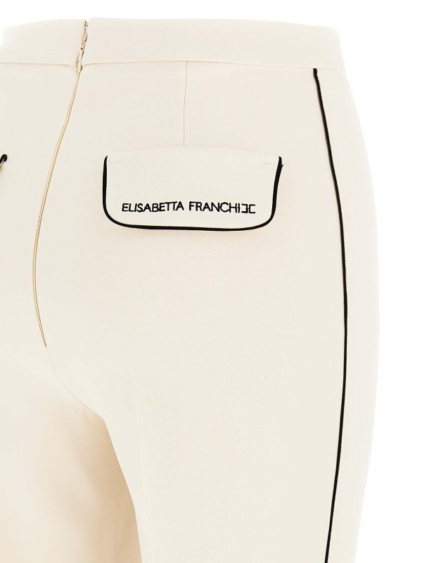 カジュアルパンツ - ベージュ shop online: ELISABETTA FRANCHI