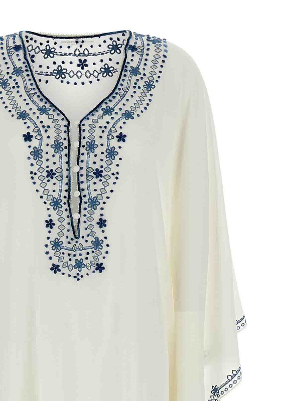 The Best Shops ERMANNO SCERVINO: ケープ＆ポンチョ - ケープ/ポンチョ - 白