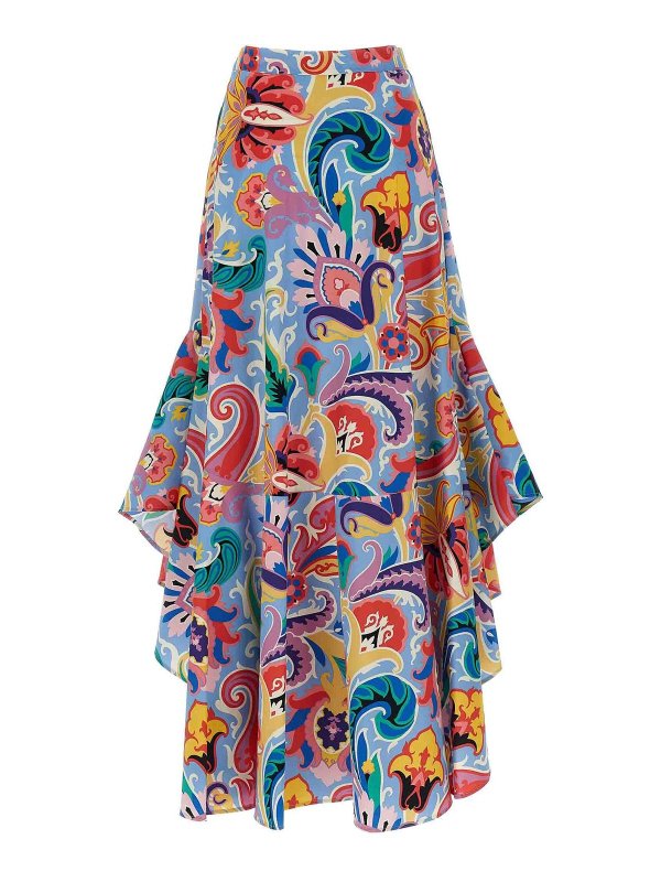 ETRO: ニーレングススカート＆ミディ丈 online - 膝丈/ミディスカート - マルチカラー