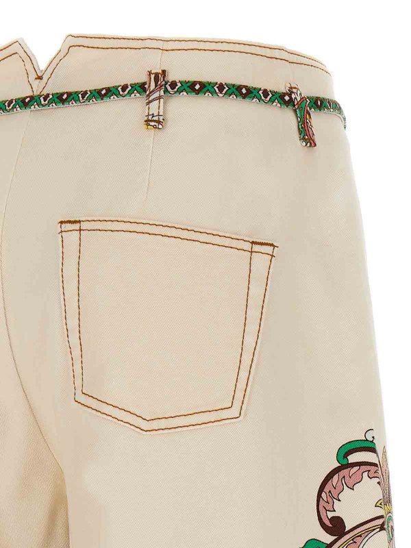 ETRO ブーツカットパンツ Etro ブーツカットジーンズ - ブルー | MRNB0005AD237S9883