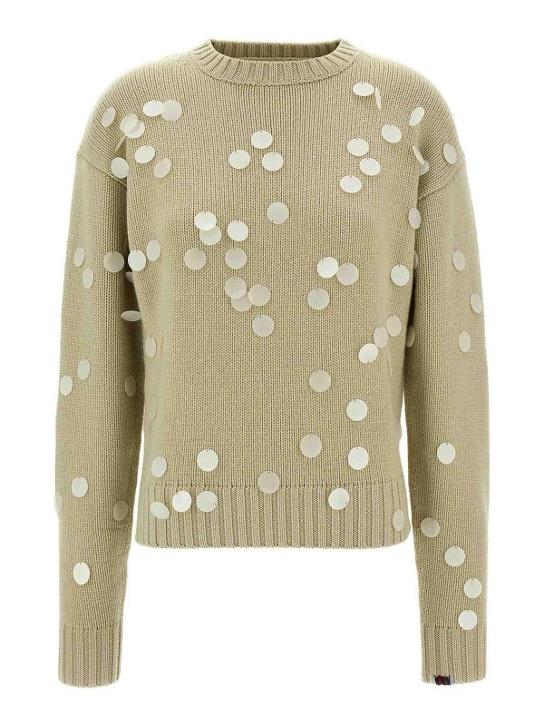 EXTREME CASHMERE: クルーネック - クルーネック - ベージュ