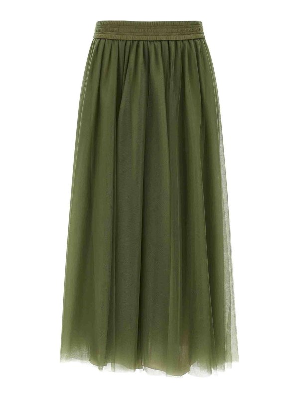 スカート FABIANA FILIPPI SS25 Tulle skirt (GND265F367L186 6162) Fabiana Filippi Golden Tulle Maxi Skirt | Saks Fifth Avenue