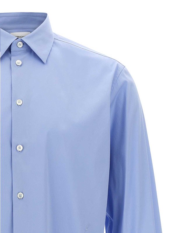 The Best Shops FERRAGAMO: shirts - Poplin Shirt
