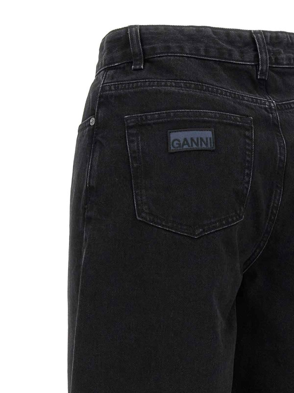ブーツカットジーンズ - 黒 shop online: GANNI
