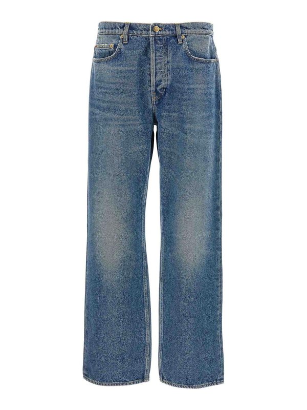 GOLDEN GOOSE: ブーツカットジーンズ - ブーツカットジーンズ - ブルー