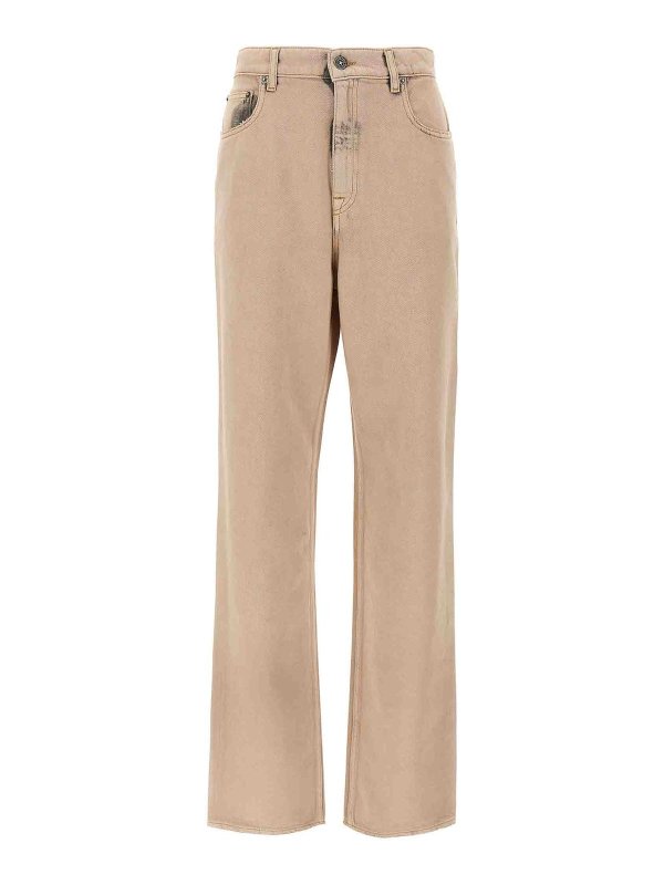 GOLDEN GOOSE: ブーツカットジーンズ - ブーツカットジーンズ - ヌードカラー