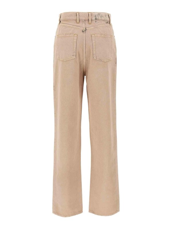 GOLDEN GOOSE: ブーツカットジーンズ online - ブーツカットジーンズ - ヌードカラー