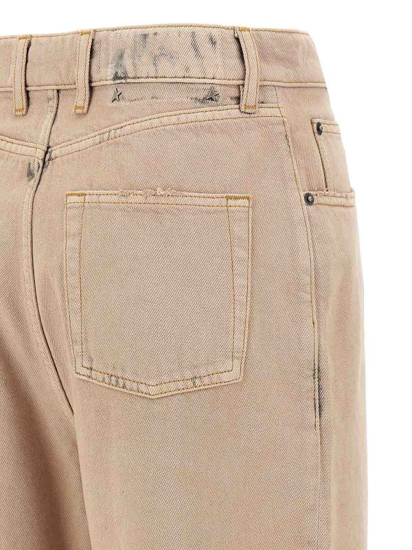 ブーツカットジーンズ - ヌードカラー shop online: GOLDEN GOOSE