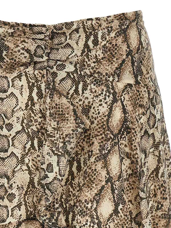 The Best Shops ISABEL MARANT: ニーレングススカート＆ミディ丈 - 膝丈/ミディスカート - マルチカラー