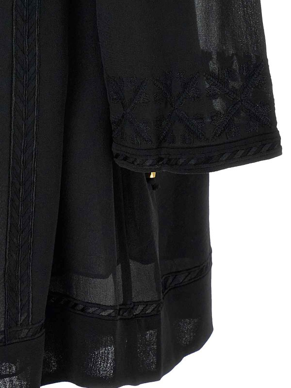 膝丈ドレス - 黒 shop online: ISABEL MARANT