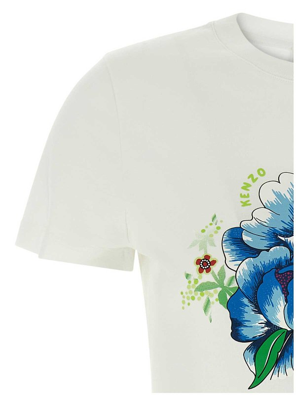 The Best Shops KENZO: T-shirts - T-Shirt - Kenzo Peonies