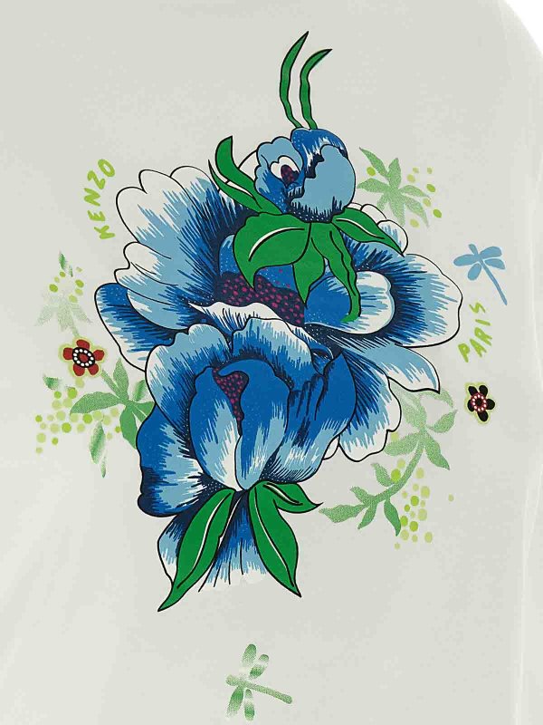 T-Shirt - Kenzo Peonies shop online: KENZO