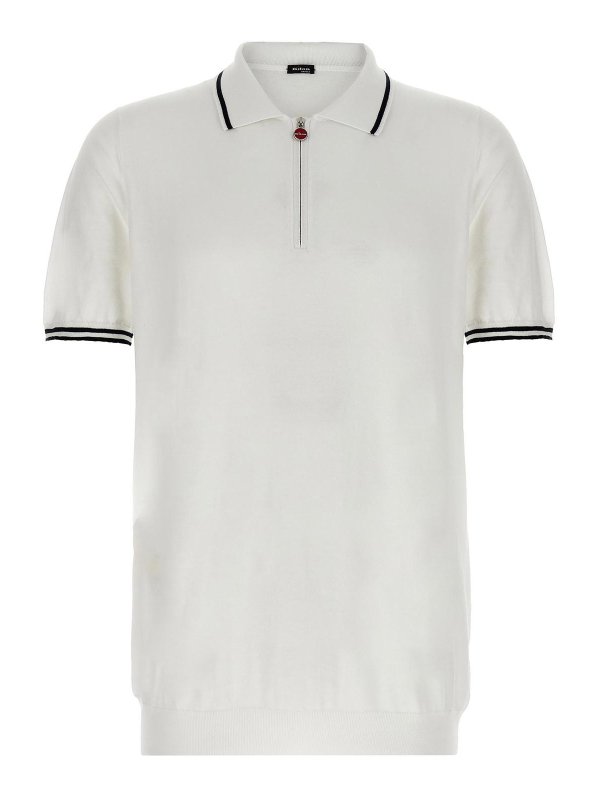 KITON: Polos - Polo - Blanco