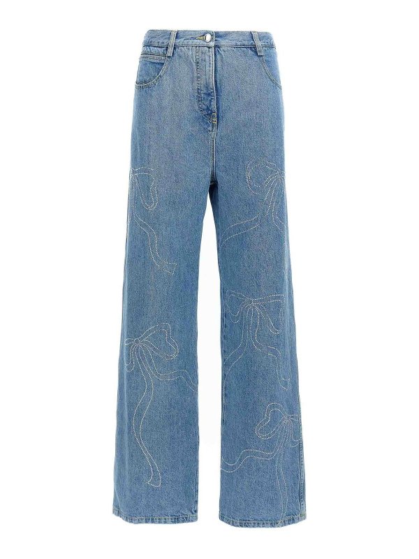 MACH & MACH: Jeans évasés - Jean Bootcut - Bleu Clair