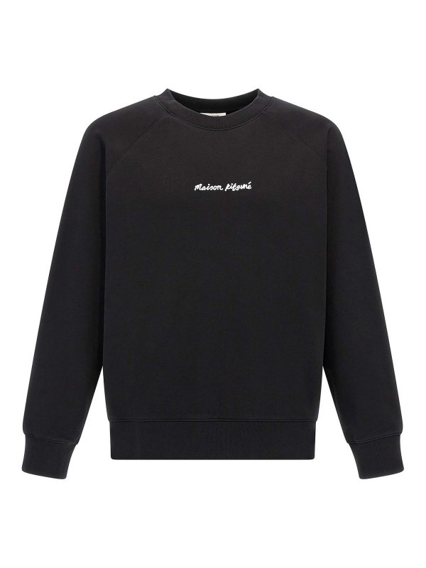 MAISON KITSUNÉ: Sweatshirts & Sweaters - Logo Embroidery Sweatshirt