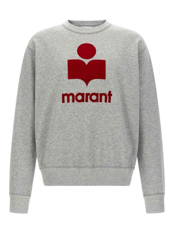 ISABEL MARANT: Sudaderas y suéteres - Sudadera - Gris