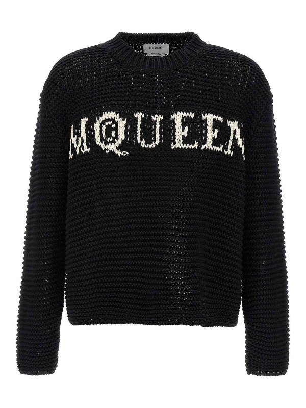 ALEXANDER MCQUEEN: crew necks - Logo Sweater
