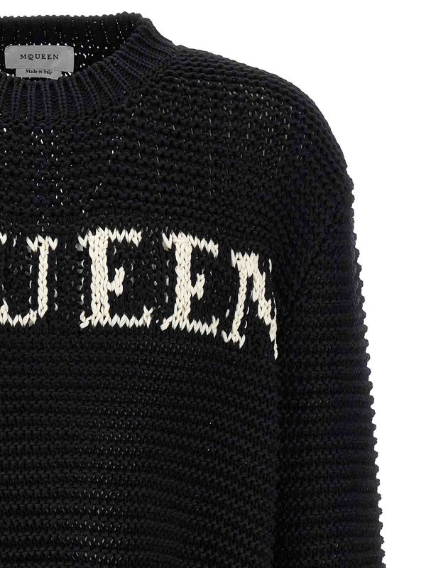 The Best Shops ALEXANDER MCQUEEN: crew necks - Logo Sweater