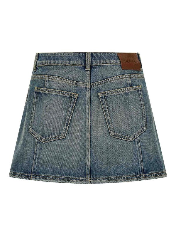 ALEXANDER MCQUEEN: ニーレングススカート＆ミディ丈 online - 膝丈/ミディスカート - ライトブルー