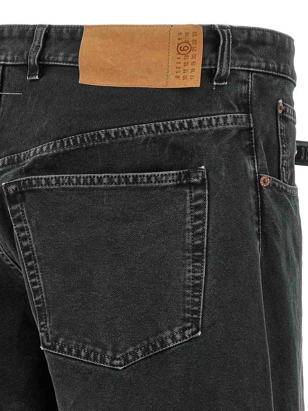 ブーツカットジーンズ - 黒 shop online: MM6 MAISON MARGIELA