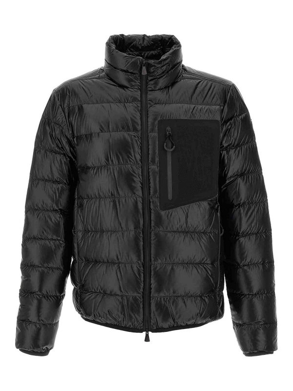 MONCLER: Kurze Daunenjacken - Daunenjacke - Schwarz