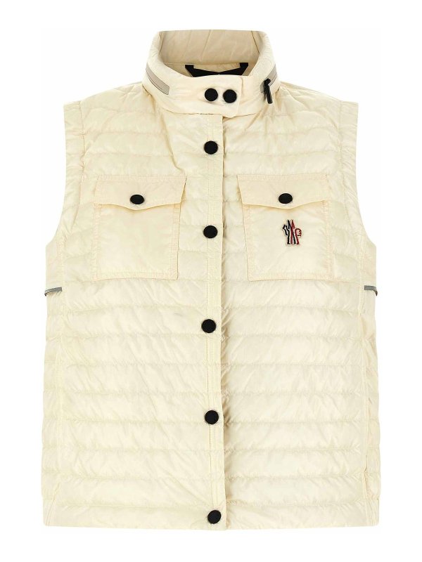 MONCLER: ベスト - ベスト - 白