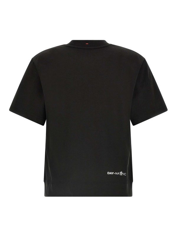 MONCLER: Tシャツ online - Tシャツ - 黒