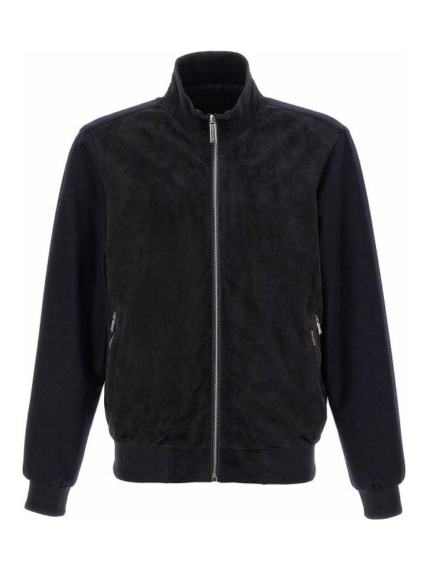 MOORER: bombers - Axten Reversible Bomber Jacket