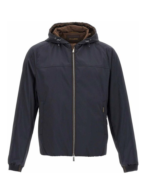 MOORER: ダウン・ハイテクジャケット - ブレザー - ブルー