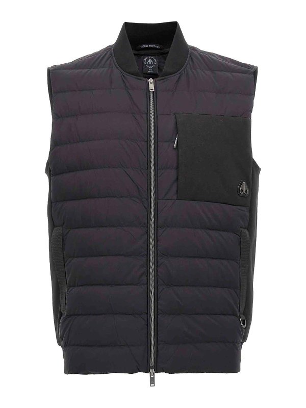 MOOSE KNUCKLES: Westen - Weste - Schwarz