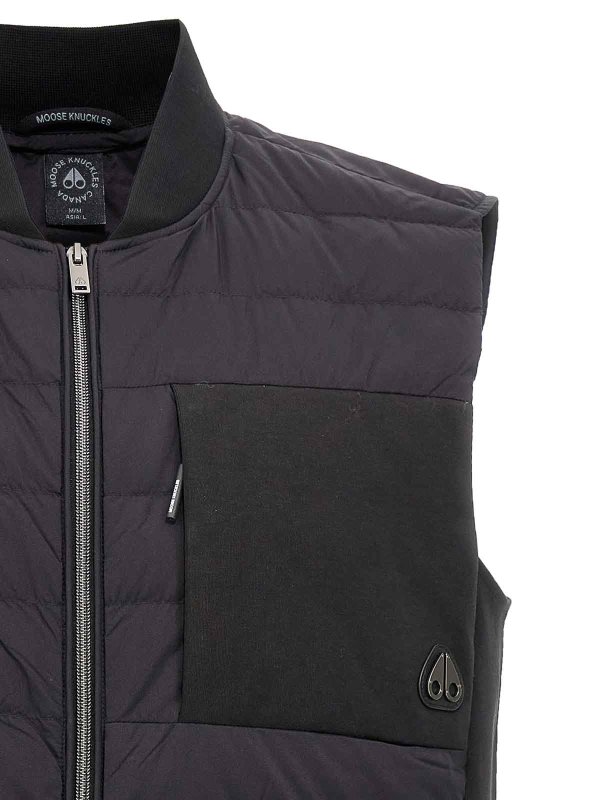 The Best Shops MOOSE KNUCKLES: Westen - Weste - Schwarz