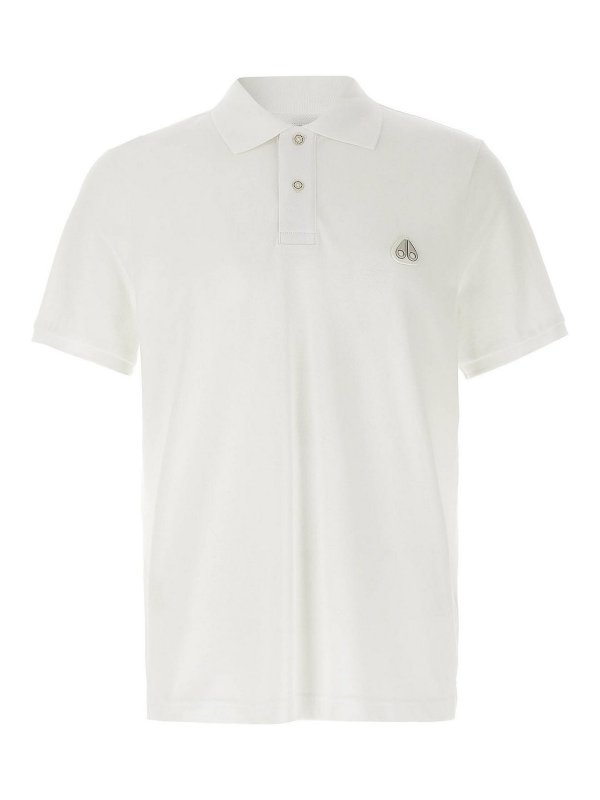 MOOSE KNUCKLES: ポロシャツ - ポロシャツ - 白