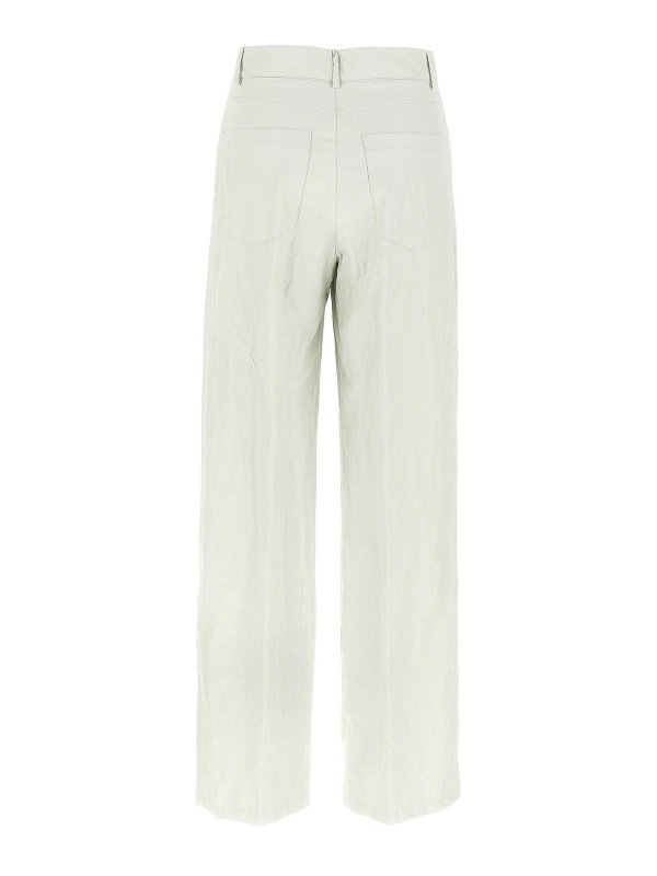Nude: casual trousers online - Leather-Effect Pants