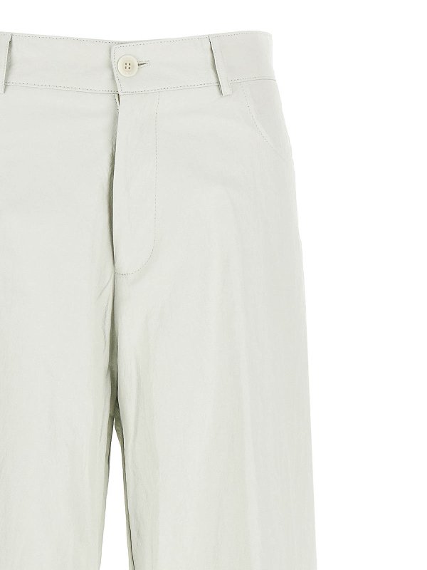 The Best Shops Nude: casual trousers - Leather-Effect Pants