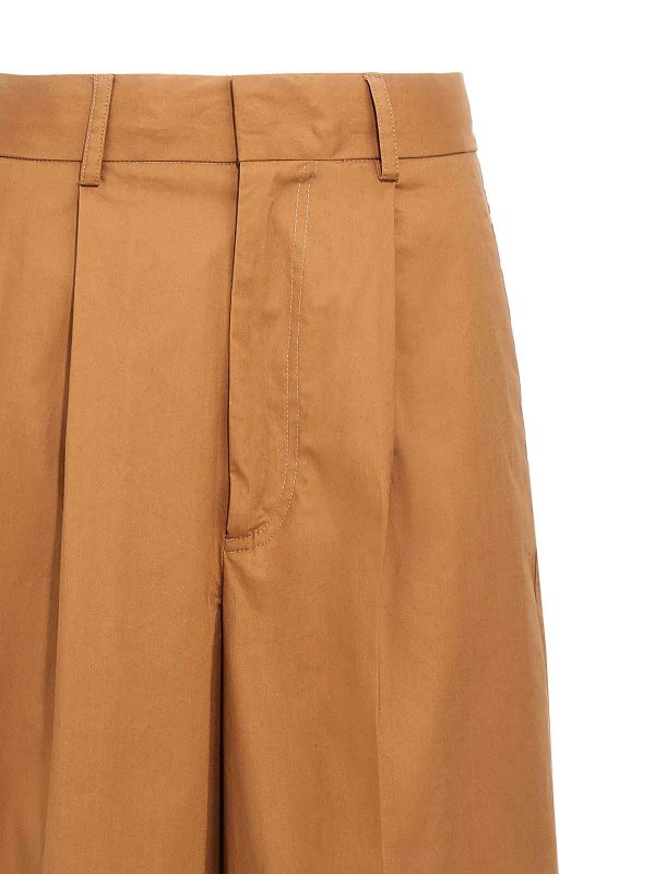 The Best Shops Nude: Pantalons casual - Pantalons Décontractés - Marron