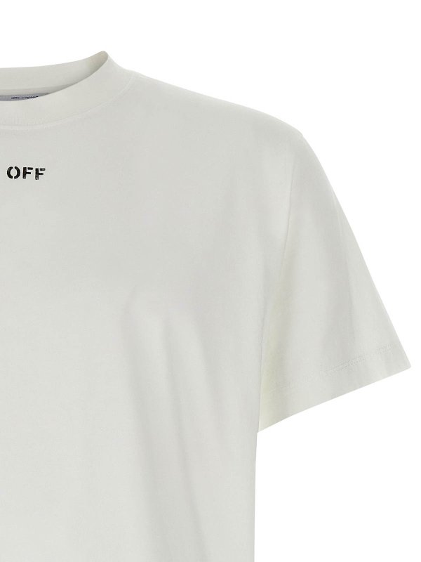 The Best Shops OFF-WHITE: Tシャツ - Tシャツ - Off Stamp