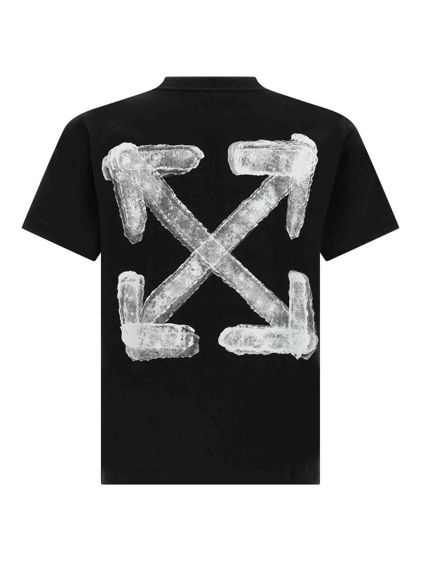 OFF-WHITE: Tシャツ online - Tシャツ - Spray Arrow