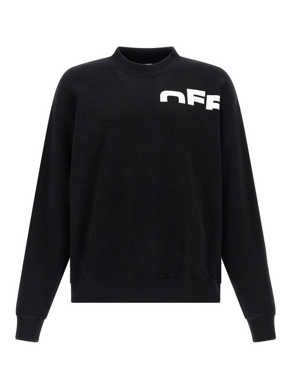 OFF-WHITE: Sweatshirts & Sweaters - Off Shared Skate Sweatshirt