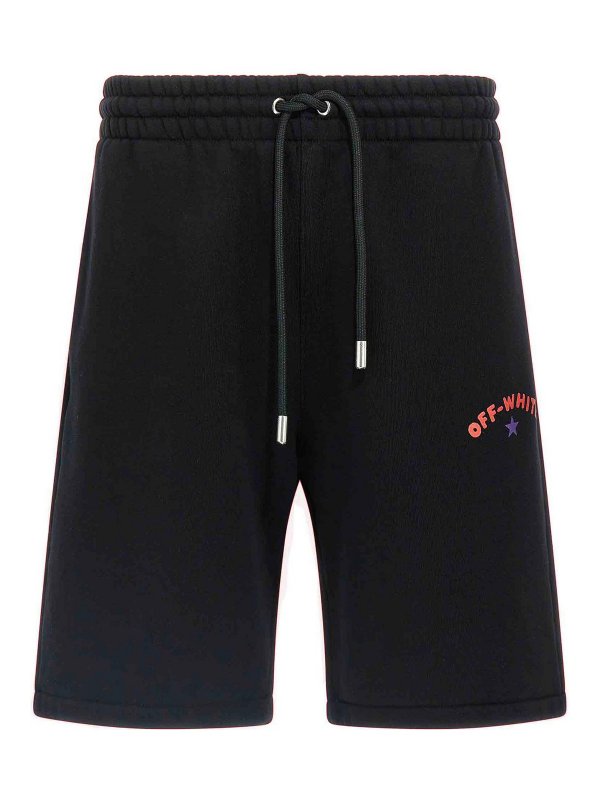 OFF-WHITE: トラウザーショーツ - ショートパンツ - 黒