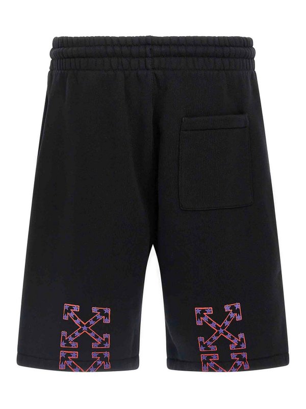 OFF-WHITE: トラウザーショーツ online - ショートパンツ - 黒