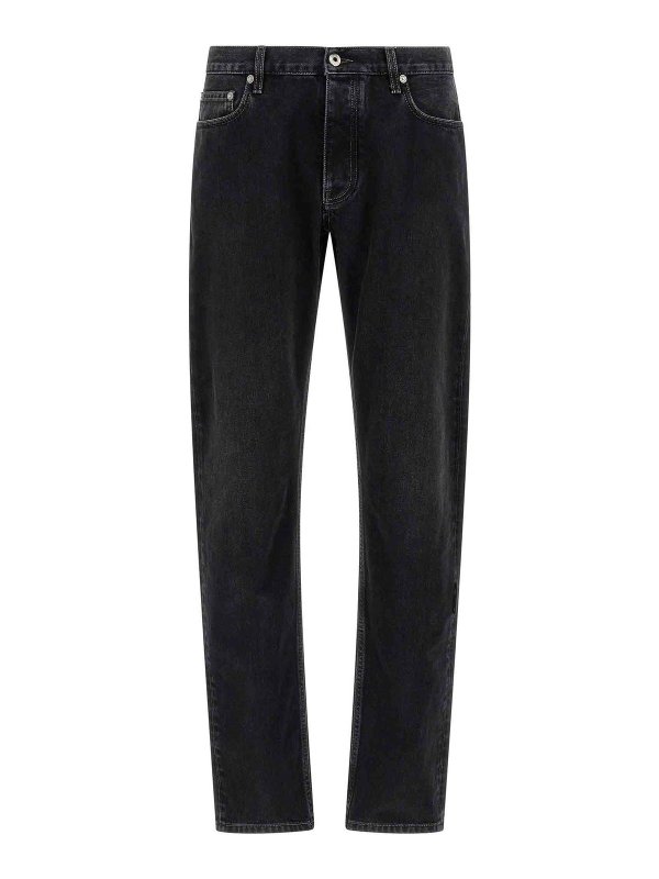 OFF-WHITE: ブーツカットジーンズ - ブーツカットジーンズ - 黒